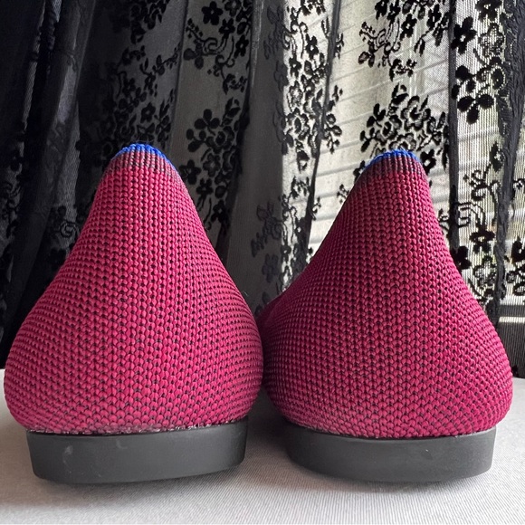 ROTHY’S: “The Point” Crimson Cap Toe Size 9 NIB - Picture 6 of 14